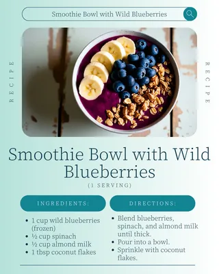 Boost Health with a Blueberry Smoothie Bowl