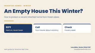 How Do You Winterize a Vacant Inherited House in Indiana?