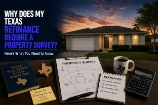 Why Does My Texas Refinance Require a Property Survey?
