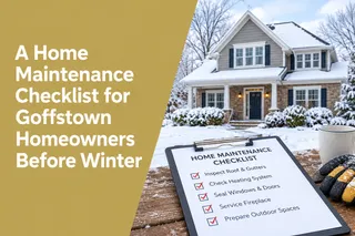 A Home Maintenance Checklist for Goffstown Homeowners Before Winter