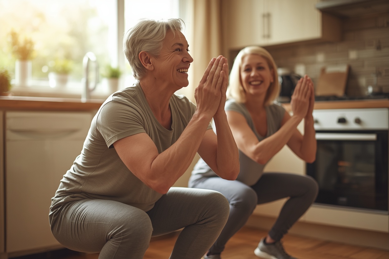 25 Squats Twice Daily: Transform Your Aging & Strength | The Morning Motivator