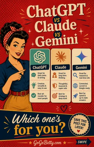 ChatGPT vs. Claude vs. Gemini: Which One Should a Female Founder Actually Use?