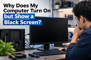 Why Does My Computer Turn On but Show a Black Screen?