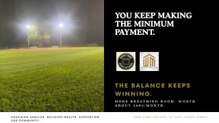 You Keep Making the Minimum Payment. The Balance Keeps Winning.