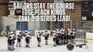 Sailors Stay the Course, Edge Peach Kings to Take 2–0 Series Lead