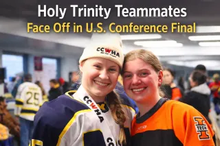 From Holy Trinity Teammates to Opposite Benches in a U.S. College Final