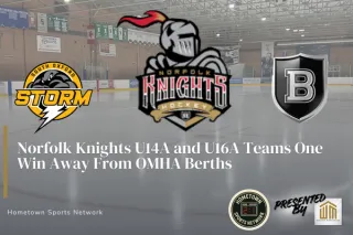 Norfolk Knights U14A and U16A Teams One Win Away From OMHA Berths