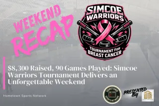 $8,300 Raised, 90 Games Played: Simcoe Warriors Tournament Delivers an Unforgettable Weekend