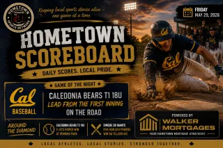 HometownHometown Sports Recap — Friday, May 29, 2026 — Caledonia Bears T1 Take Down St. MarysSports Recap — Friday, May 29, 2026 — Caledonia Bears T1 Take Down St. Marys