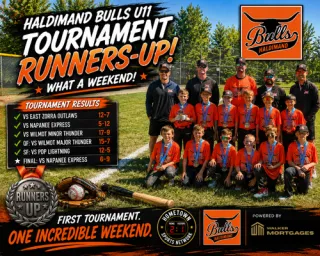 Second Place and Just Getting Started: The Haldimand Bulls U11 Boys Are Off to a Great Start