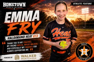 Meet Emma Fry — the Simcoe softball player enjoying a great season with friends