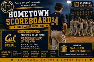 Hometown Sports Recap — Wednesday, June 10, 2026 — Caledonia Bears Stung by 9th-Inning Walk-Off
