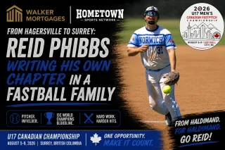 From Hagersville to Surrey: Reid Phibbs Is Writing His Own Chapter in a Fastball Family