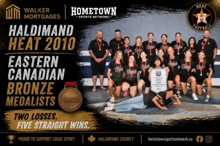 They Lost Two Straight. Then They Won Five in a Row. The Haldimand Heat 2010 Girls Are Coming Home With a Medal and a Legacy.