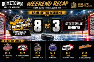 Hometown Sports Weekend Recap — Friday October 16 to Sunday October 18 — Mudcats Roll Past Streetsville