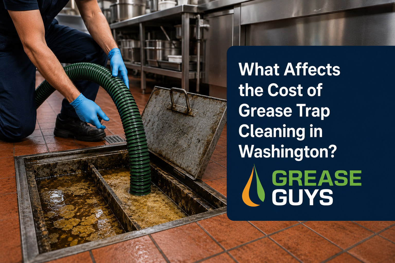What Affects the Cost of Grease Trap Cleaning in Washington?