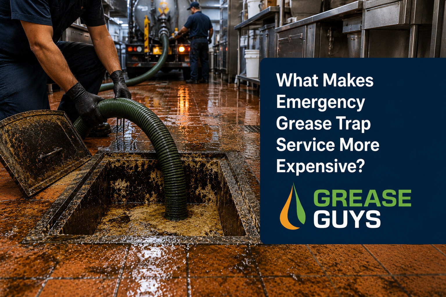 What Makes Emergency Grease Trap Service More Expensive?