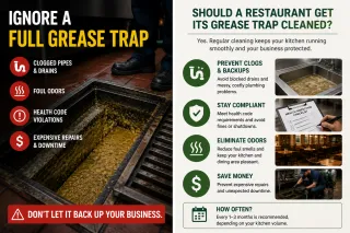 How Often Should a Restaurant Get Its Grease Trap Cleaned?