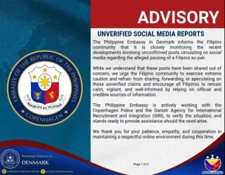 Unverified Social Media Reports of Filipina Au Pair’s Passing Stir Alarm and Fraud Controversy in Denmark
