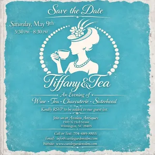 Tiffany & Tea | An Elegant Evening in Wilmington, NC