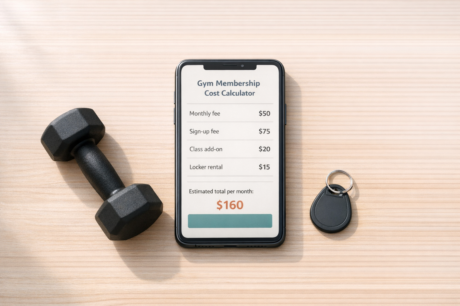 Gym Membership Cost Calculator
