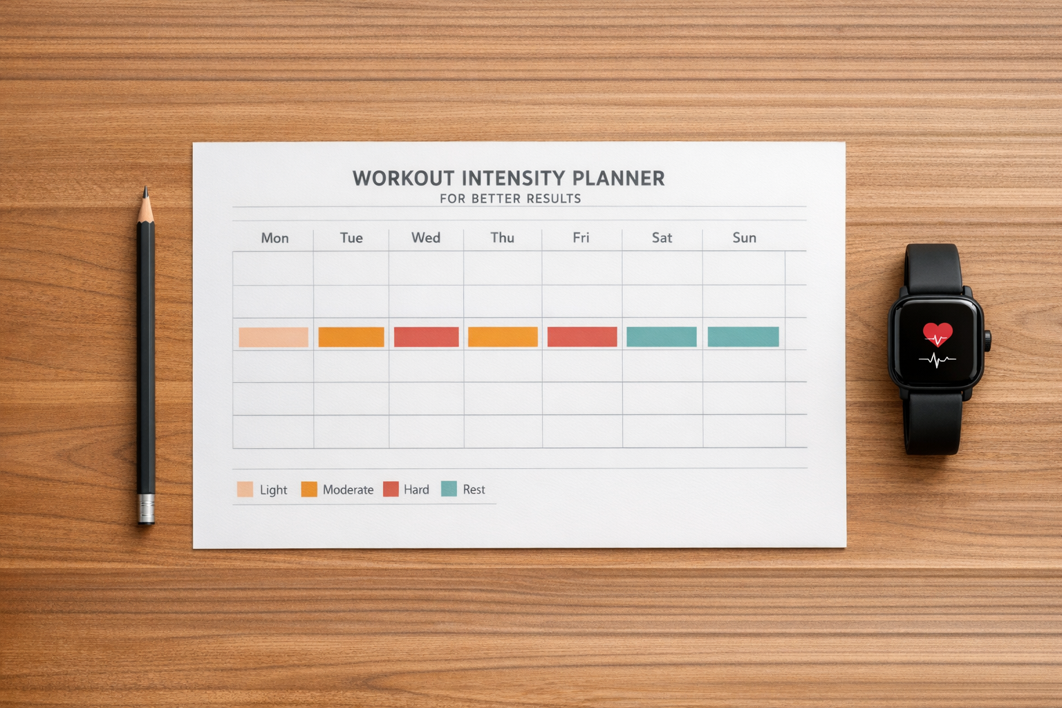 Workout Intensity Planner for Better Results