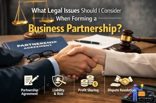 What Legal Issues Should I Consider When Forming a Business Partnership?