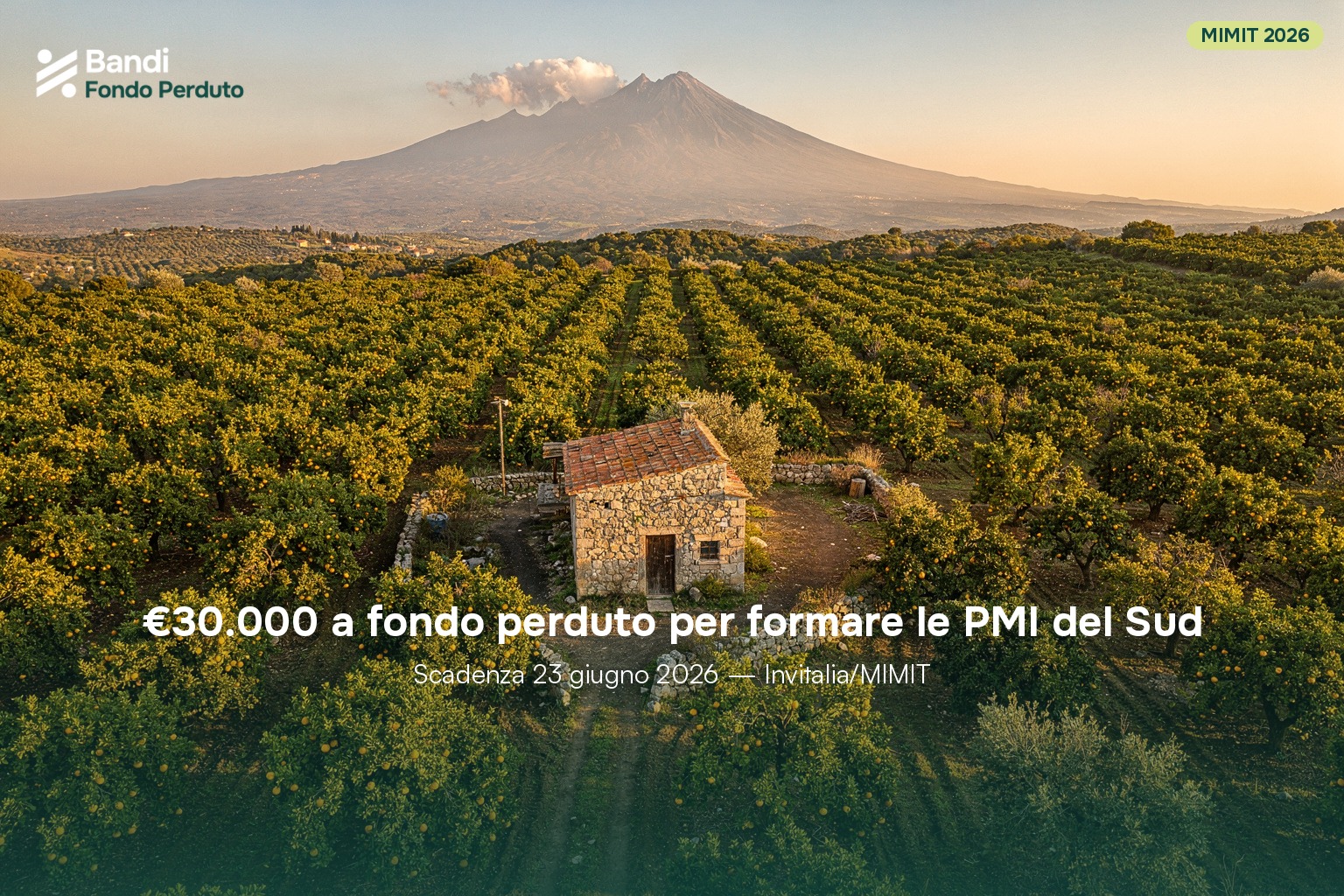 Bando formazione PMI Mezzogiorno 2026: come ottenere €30.000 a fondo perduto dal MIMIT