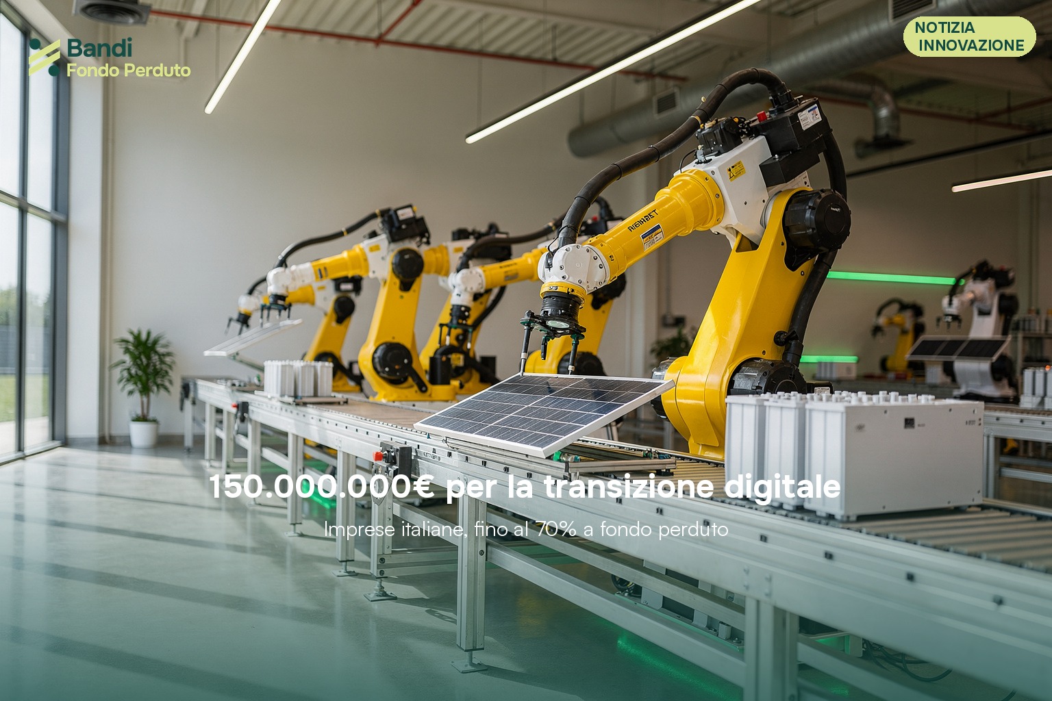 Investi nel futuro: 150 milioni di euro per la crescita digitale e green delle imprese