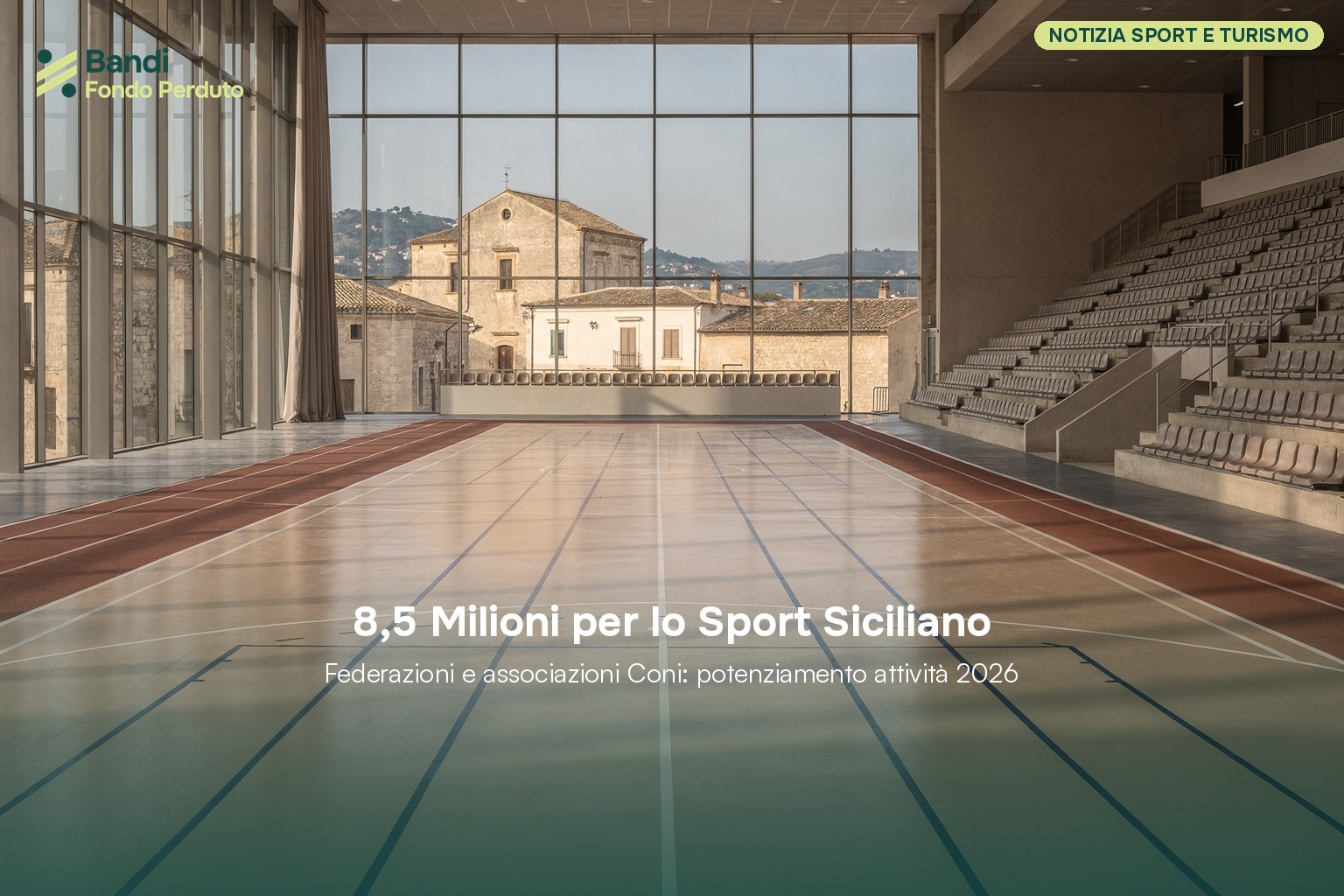 Investi nello sport in Sicilia: 8,5 milioni di euro per federazioni e associazioni