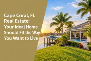 Cape Coral, FL Real Estate: Your Ideal Home Should Fit the Way You Want to Live