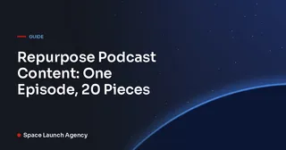 Repurpose Podcast Content: One Episode, 20 Pieces