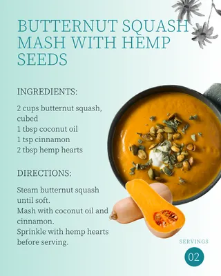Health Benefits of Butternut Squash Mash