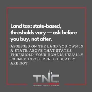 Land tax basics for property investors: state-based, thresholds vary