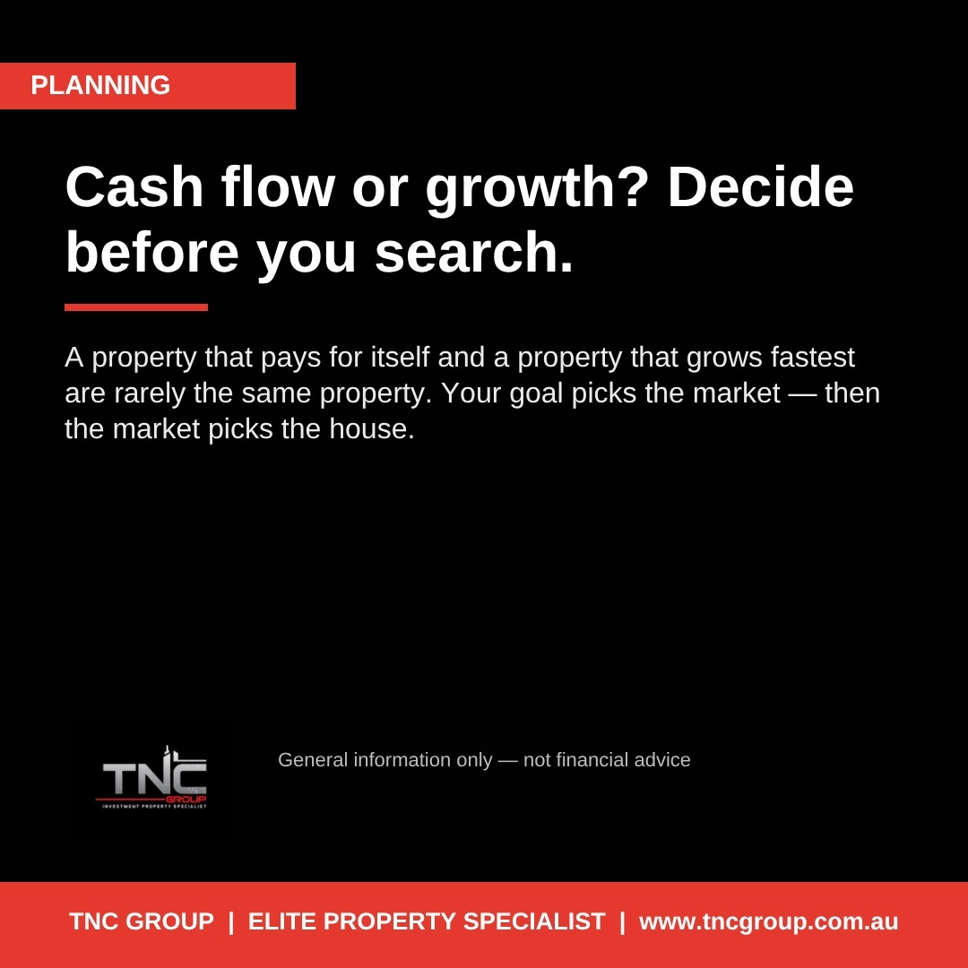 Cash flow or growth: the first strategy decision