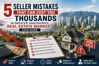 5 Seller Mistakes That Can Cost You Thousands in Greater Vancouver's Real Estate Market (2026 Guide)
