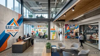 Top 5 Adhesive-Free Wall Mural Solutions for Commercial Spaces in 2026
