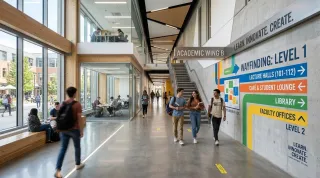 How to Roll Out Campus Wayfinding Graphics Without Disrupting Operations