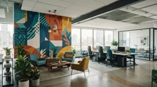 12 Office Wall Mural Ideas (With Examples) | ECMP