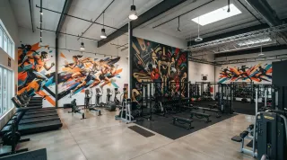 10 Gym Wall Mural Ideas That Motivate Members | ECMP