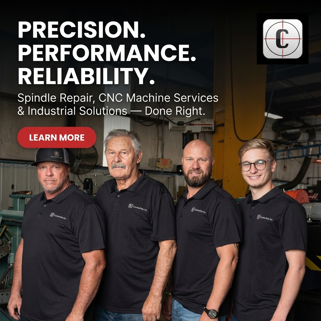 Precision Performance Reliability Spindle Repair Cnc Services