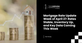 Mortgage Rate Update Week of April 27: Rates Stable, Inventory Up, and Key Data Coming This Week