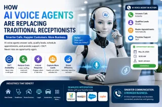 How AI Voice Agents Are Replacing Traditional Receptionists