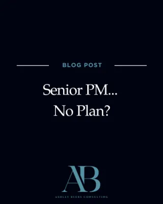 Senior PM… No Plan?