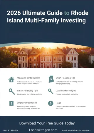 The 2026 Ultimate Guide to Rhode Island Multi-Family Investing: How to House Hack Your Way to Financial Freedom
