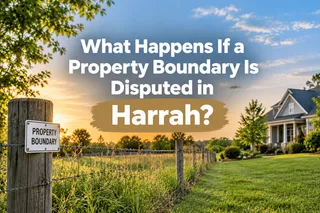 What Happens If a Property Boundary Is Disputed in Harrah?
