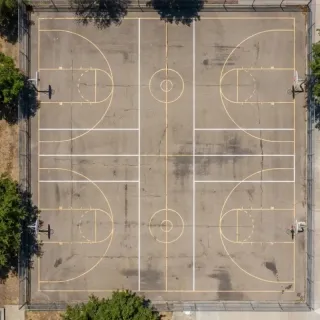 Converting a Basketball Court into a Pickleball Court