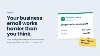 Your Business Email Works Harder Than You Think