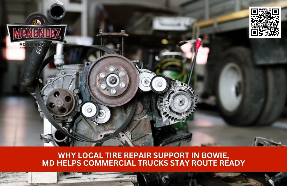 Why Local Tire Repair Support in Bowie, MD Helps Commercial Trucks Stay Route Ready