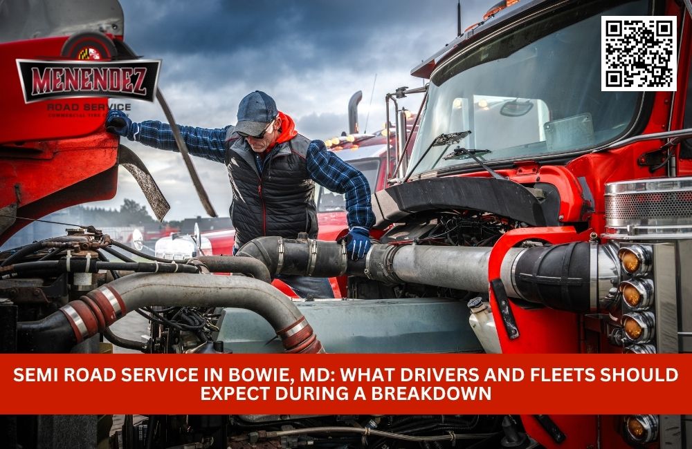 Semi Road Service in Bowie, MD: What Drivers and Fleets Should Expect During a Breakdown